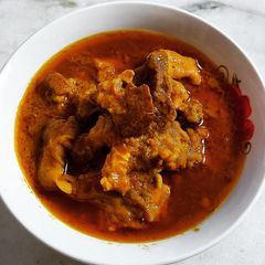 A picture of Bengali mutton kosha.