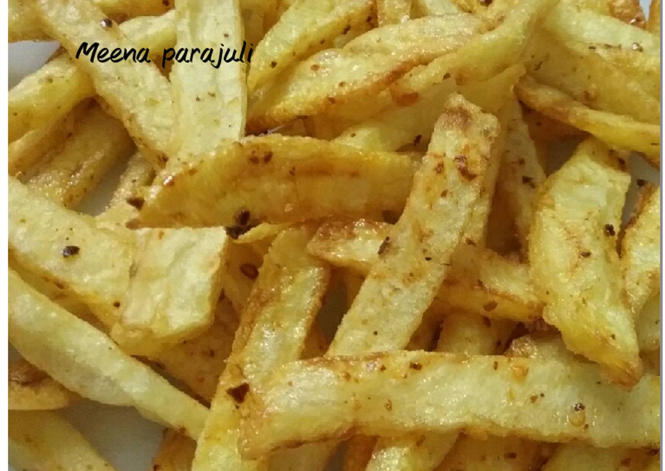 Homemade french fries 😊😊😊