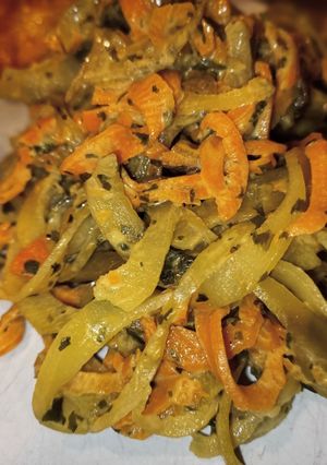 Une photo de Tagliatelles de légumes en cocotte au Cook Expert