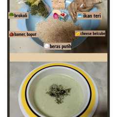 A picture of BUBUR TERI TEMPE BROKOLI (MPASI 7M+).