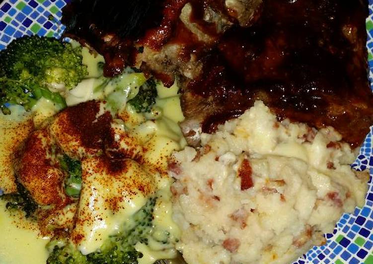 Recipe of Any-night-of-the-week Brad&#39;s Siracha brown sugar bbq ribs