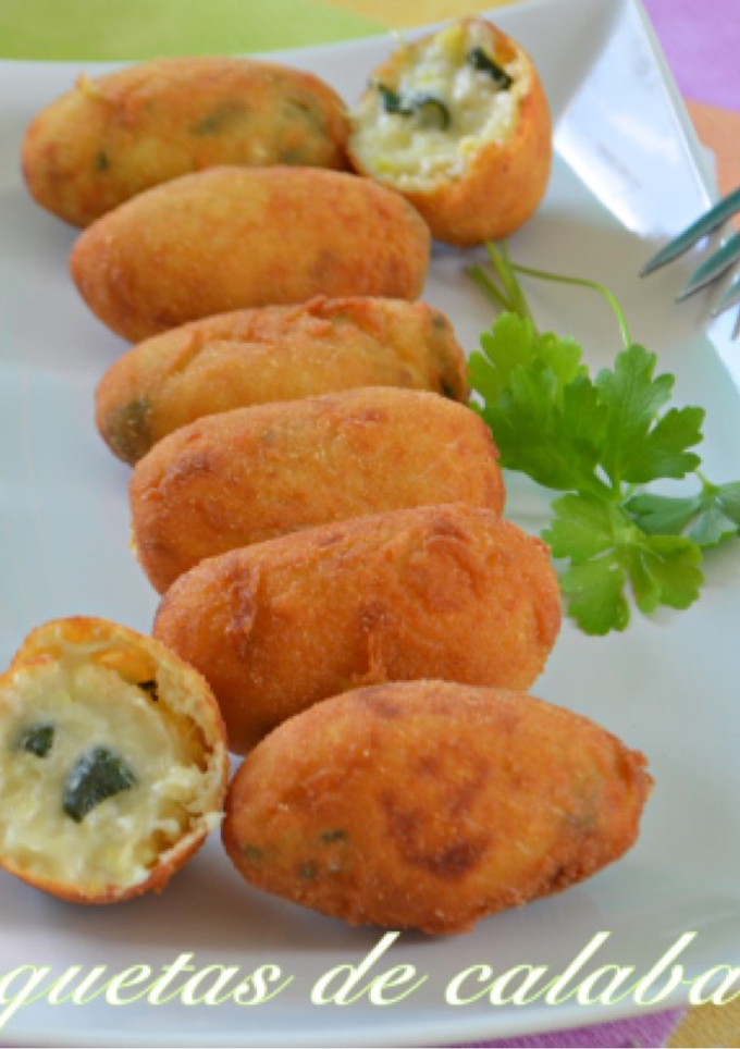 Una foto de Croquetas de calabacín. (Thermomix)