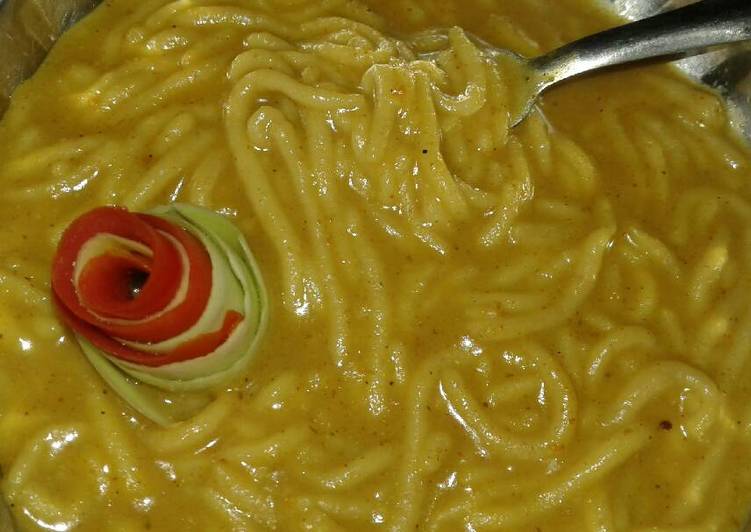 Steps to Prepare Favorite Home made atta noodles