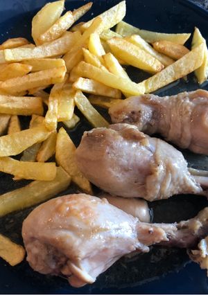 Una foto de Pollo en salsa (de cerveza)
