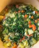 Carrot top soup - vegan
