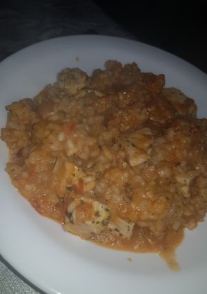 Una foto de Arroz con pollo