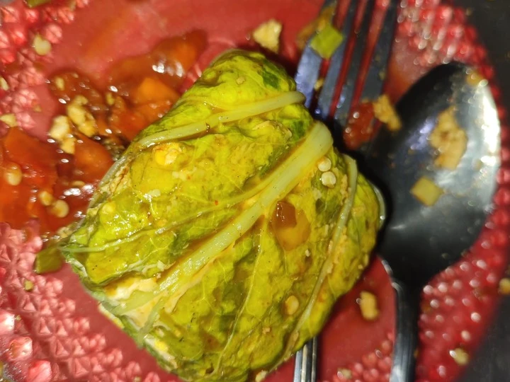 Cara Mudah Membikin Resep SAWI GULUNG ISI TAHU (DIET PROGAM) yang Sempurna Anti Ribet, Mantap Sekali