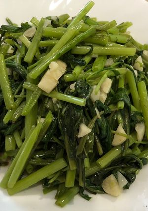 蒜香空心菜 的食譜成品照片