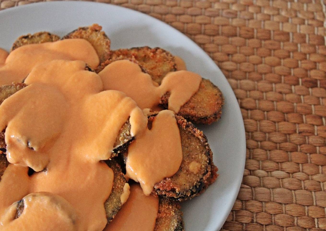 🍆 Berenjenas fritas con salmorejo 🍆