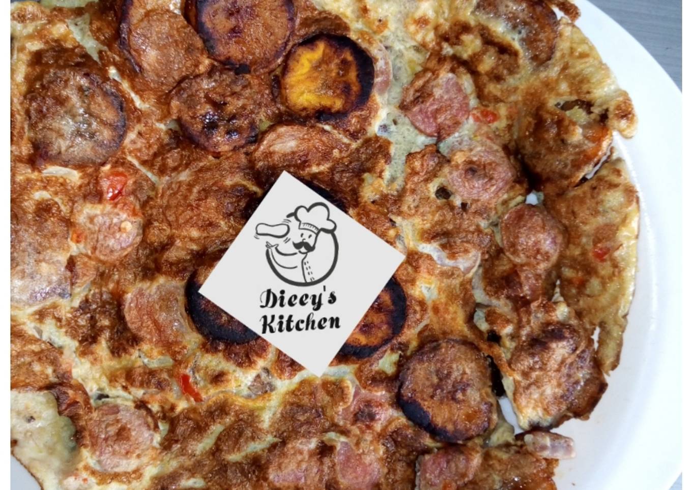 Plantain fritata