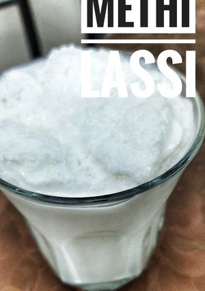 A picture of Meethi lassi.