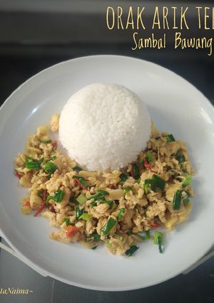 Foto resep Orak Arik Telur Sambal Bawang