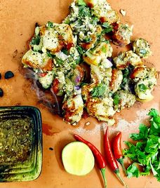 thịt nướng hạt dổi