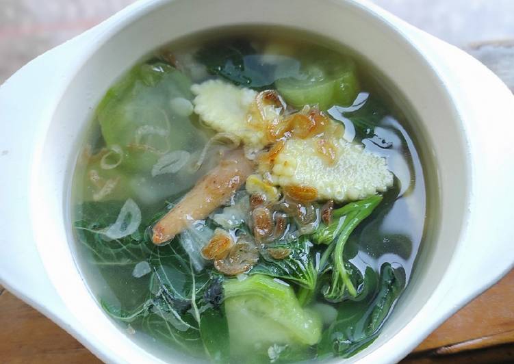 Cara termudah untuk Tips Lezat04. Sayur Bening Bayam Jagung