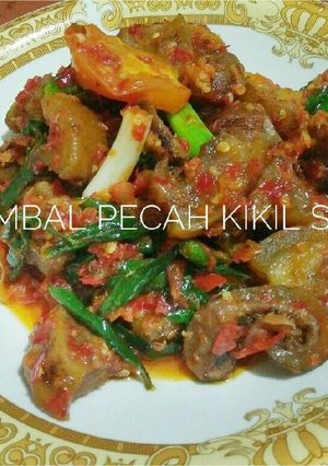 Foto resep Sambal pecah kikil sapi