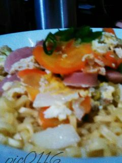 Foto resep mie siram kuah sayur