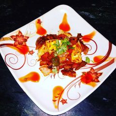 A picture of Egg dry chilli.