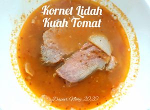 Foto resep Kornet Lidah Sapi Kuah Tomat