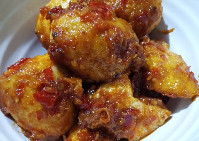 Resep Balado Tahu Telur oleh Jasmine - Cookpad