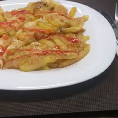 Chips Mayai#WorldwideEggChallenge A picture of Chips Mayai#WorldwideEggChallenge.