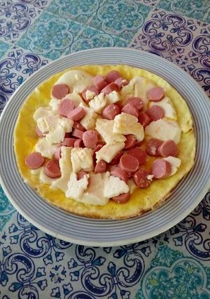Una foto de Omelette abierto