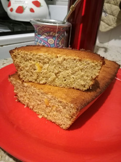 Una foto de Budín de Naranja y Miel, sin harina