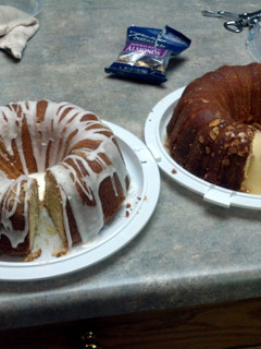 A picture of Amaretto- Almond cake.