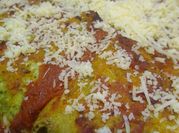 Una foto de relleno de crepes