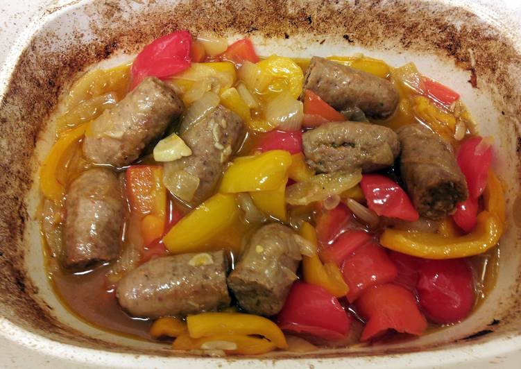 Recipe of Super Quick Homemade Sausage and peppers