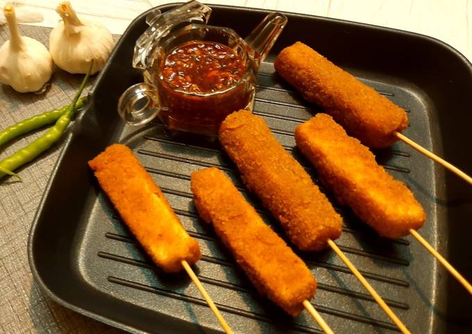 How to Prepare Speedy Crispy paneer sticks with sweet chilli garlic sauce