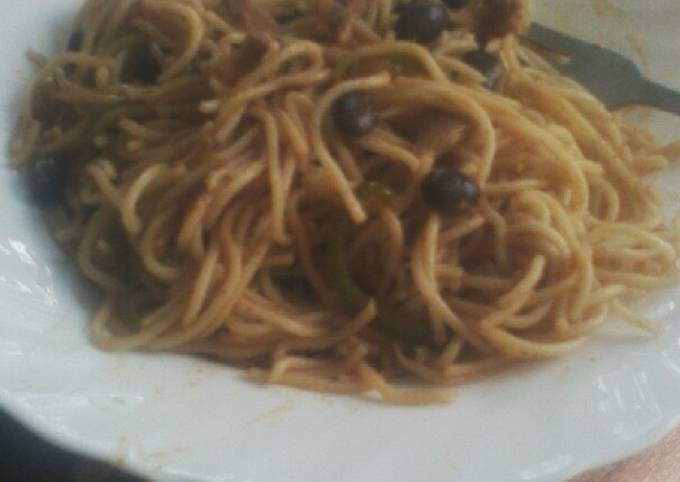 Recipe of Mario Batali Stewed supergetti#theme challange