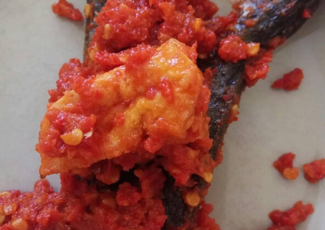 Ikan serai tahu balado