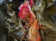 Gambar pucuk ubi ikan asin