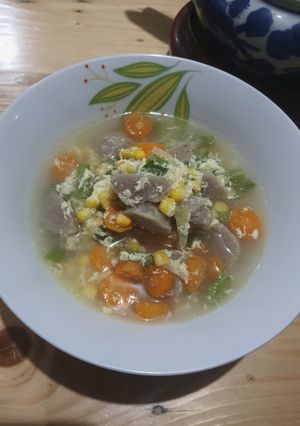 Foto resep Sup sayur bakso
