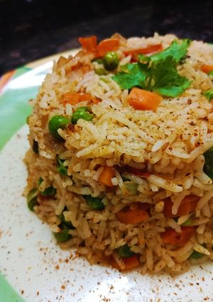 A picture of Kaikari biryani.