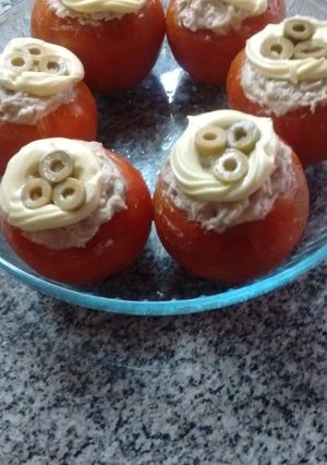 Una foto de Tomates rellenos