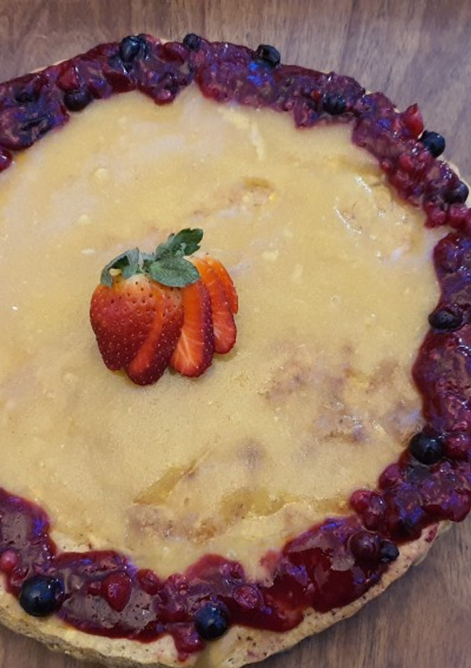 Una foto de Torta express de naranja sin gluten sin lácteos sin azúcar