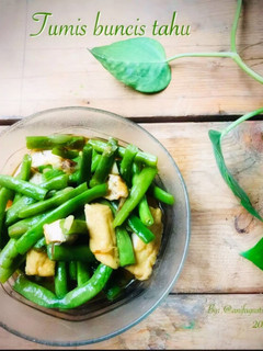 Foto resep Tumis buncis tahu