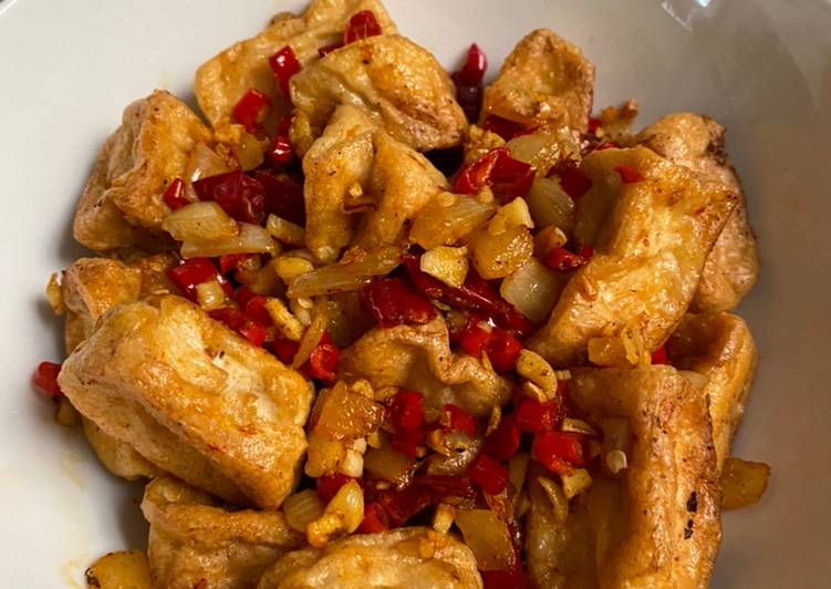 Resep Tahu Cabai Garam yang Bisa Manjain Lidah