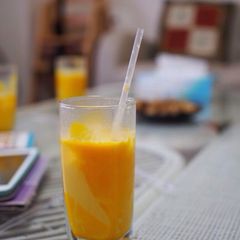 A picture of Mango Lassi.