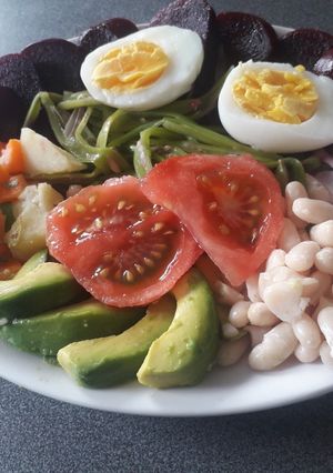 Una foto de Ensalada de Beterraga