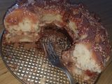 Budín relleno de banana