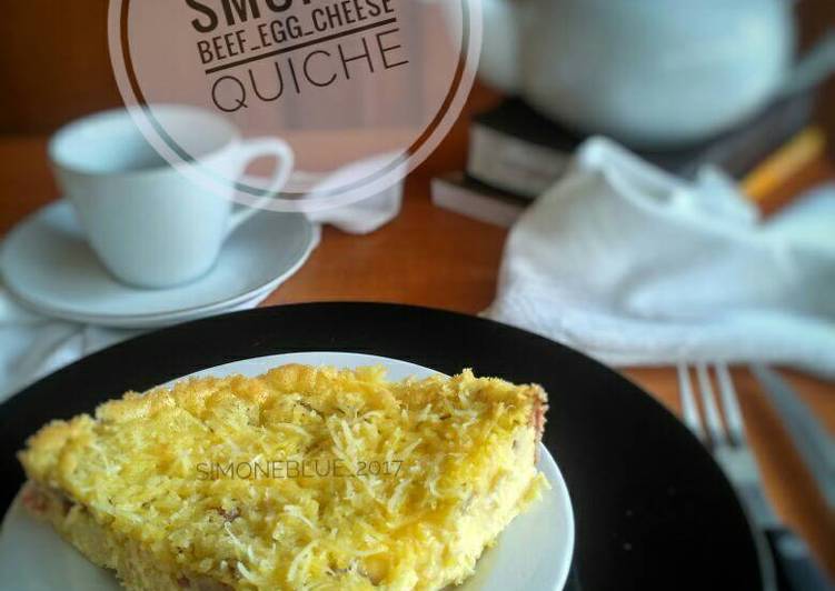 Resep Smoked Beef_Egg_Cheese Quiche #ketopad_cp_cheese, Sempurna