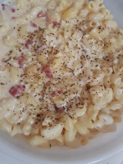 Foto resep Macaroni carbonara simple