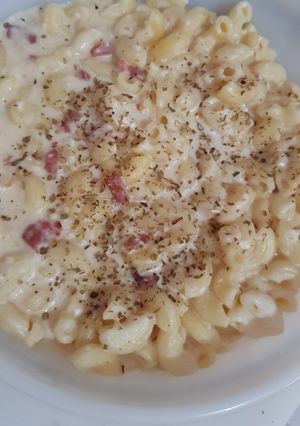 Foto resep Macaroni carbonara simple