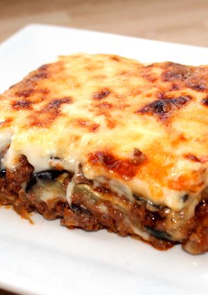 Húsos muszaka recept fotója