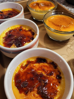A picture of Custard Pudding with Caramel.