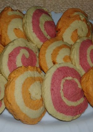 A picture of Pinwheel cookies.
