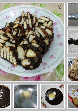 صورة لوصفة طريقة عمل بسكوت بالكاكاو