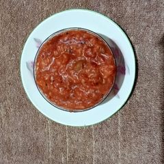 A picture of Beetroot Khichdi.